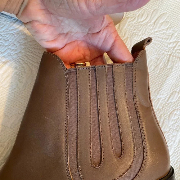 Corso Como 10 M Brown Leather Boot Bootie Anthropologie Excellent Condition - Picture 5 of 8